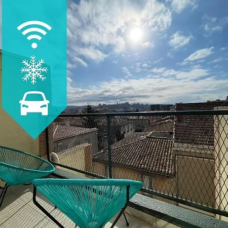 Duplex 70m2 - Vue Cite Medievale - Parking Gratuit Каркассонн