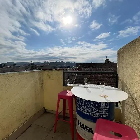 Duplex 70m2 - Vue Cite Medievale - Parking Gratuit Каркассонн