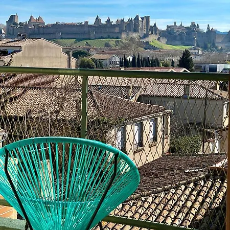 Apartment Duplex 70m2 - Vue Cite Medievale - Parking Gratuit Carcassonne