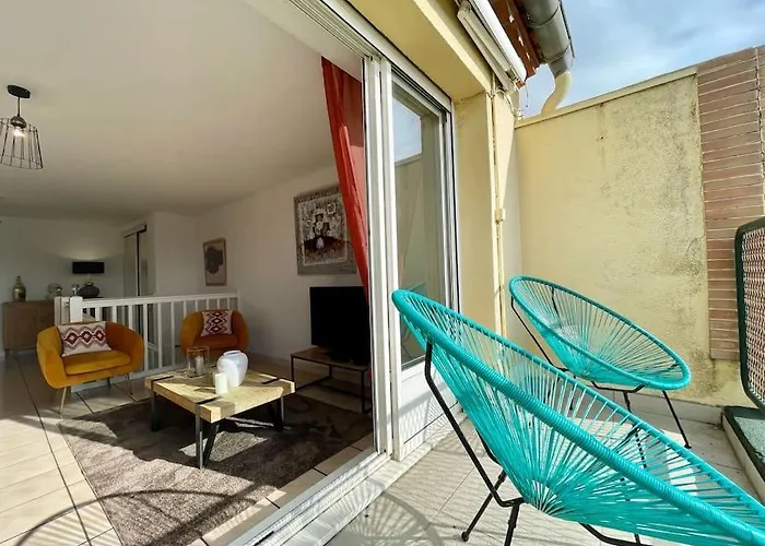 Apartment Duplex 70m2 - Vue Cite Medievale - Parking Gratuit *